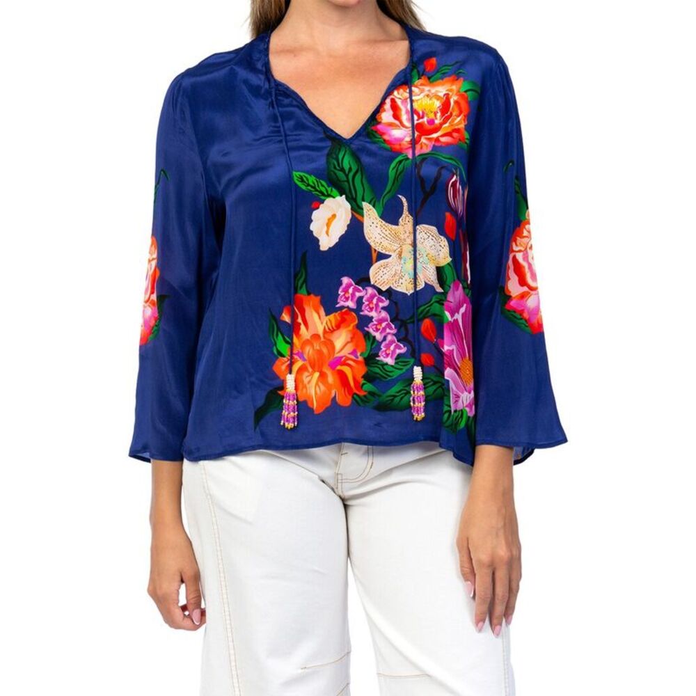 Tolani Womens  Farrah Top, Navy